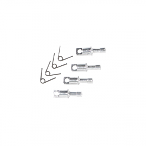 Концевики дуг BTrace алюминий Ø 13 мм (компл. 4 шт.)+Стопер в алюминивую дугу 16 мм для резинки 4 шт